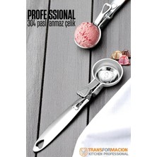 Creatividad Solutions Mandallı Dondurma Kaşığı Dondurma Porsiyon Kaşığı Kurabiye Köfte Helva Porsiyonlama 721735