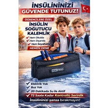 Mercfrigo Frio Insülin Soğutucu Kalemlik-Siyah- 2 Kalemlik