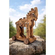 Gökçen Hobi Tahta At Truva Atı 30 cm