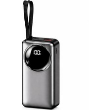 Azurtech 10.000 Mah 22.5W Hızlı Şarj Destekli Dahili Kablolu Taşınabilir Batarya Powerbank