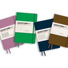 Leuchtturm 1917 LEUCHTTURM1917 2025 Colors Orta Boy (A5), Sert Kapak, 251 Sayfa, Çizgisiz Defter Spring Leaf 372192