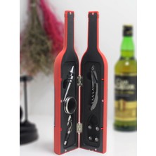 Hayat Store Şişe Tirbuşon Seti Büyük Kırmızı ALK2623