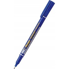 Pentel Marcador Permanent Markör Ekstra Ince Uç Kargo Poşeti Kalemi NF450 Mavi