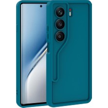 Ecruz Tecno Camon 40 4g Kılıf Kamera Korumalı Zore Ananas Kapak - Koyu Yeşil