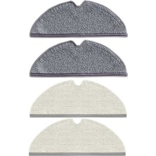 Özgürce Roborock Q5 Max/q7 Max Uyumlu Mop Bez Seti, 2 Renkli, 4'lü Paket