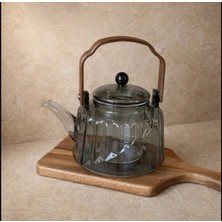 Feyza Design Ağaç Desenli Cam Çay Demliği 850 Ml, Şık ve Kullanışlı Tasarım