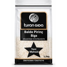 Biga Turan Gıda Turan Gıda Baldo Pirinç 2,5 kg – Yeni Mahsül