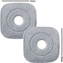 Özgürce Yedek Mikrofiber Mop Bezi Seti, Temiz ve Kirli Su Ayırıcı, Pratik Temizlik