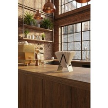 Feyza Design Lazer Kesim Metal Filtre ve Kahve Köşesi Organizer Seti
