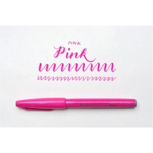 Pentel Brush Sign Fırça Uçlu Keçeli Kalem SES15C Pink