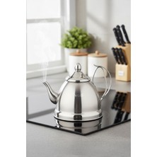 Feyza Design Paslanmaz Çelik Çay Demliği 2l, Şık ve Dayanıklı Tasarım