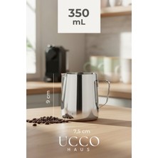 Feyza Design Paslanmaz Çelik Sütlük ve Ölçülü Kahve Cezvesi, Şık Pitcher