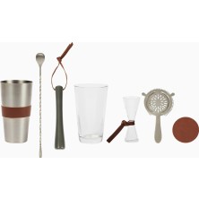 Brunello Cucinelli Dana Derisi Detaylı Lüks Cocktail Seti