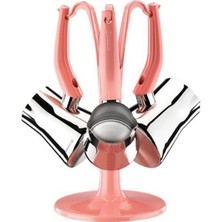 Feyza Design A1228 Korkmaz Manolya Cezve Takımı, Şık ve Kullanışlı Set