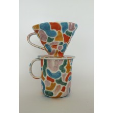 Feyza Design El Yapımı Seramik Filtre Kahve Demleme Seti ve V60 Dripper Seti