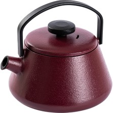 Feyza Design Aubergine Red Demlik, Şık ve Dayanıklı Çay Demleme Ürünü