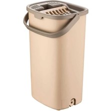 Özgürce Çok Renkli 4 Yedek Bezli Dikdörtgen Tablet Mop Temizlik Seti