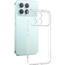 Mobilefix Poco F8 Pro Kılıf Zore Süper Silikon Kapak - Şeffaf