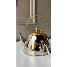 Feyza Design Paslanmaz Çelik Çaydanlık, Ithal Alman Tasarımı, Ocak Üstü Isıtıcı, 3 Litre
