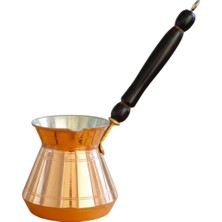 Feyza Design El Işçiliği Bakır Cezve, 4 Kişilik, Şık ve Dayanıklı Tasarım