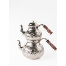 Feyza Design Bakır Çaydanlık Takımı, El Işçiliği, Ağır ve Kaliteli Tasarım