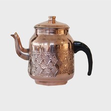 Feyza Design Bakır Demlik, Şık ve Dayanıklı, Sıcak Tutma Özelliği ile Güzel Sunum