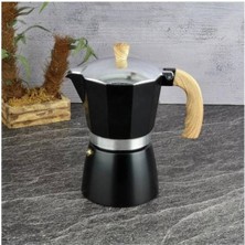 Feyza Design Moka Pot 6 Fincanlı Alüminyum Kahve Espresso Cezvesi