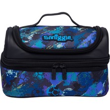 Smiggle Trailblazer Double Decker Lunchbox – Siyah Çift Katlı, Iki Katlı Beslenme Kutusu