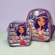 Lolla's Boho Chic Kız Çocuk Ilkokul & Ortaokul & Çanta Seti (Sırt Çantası + Beslenme Çantası)