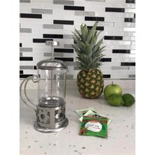 Feyza Design Premium Cam French Press 350ML, Şık ve Dayanıklı Kahve Demleme Aracı