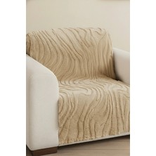 Noctiluca Zen Wellsoft Koltuk Örtüsü | Berjer-Tekli Koltuk | Yumuşak, Leke Tutmaz | 100X215 cm Şal