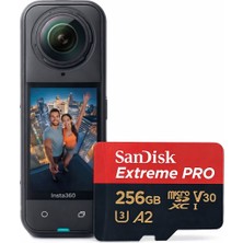 INSTA360 X5 360° 8k Kamera + Sandisk Extreme Pro 256 GB 200/140 Mb/s Microsd