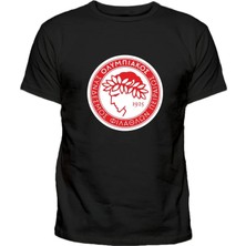 Efendioğlu Design Kısa Kollu Olimpia Büyük Baskılı Pamuklu Çocuk T-Shirt