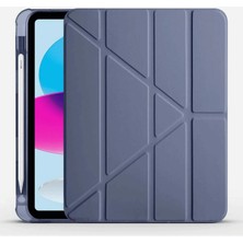 Hayat Store Ipad 2022 10.9 (10.nesil) Kılıf Kalemlikli Mars Tablet Kılıfı - Lavender