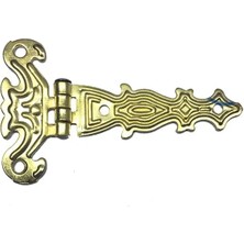 Hayat Store Dekoratif, Sac Tek Kuyruklu Menteşe - 40X68 Mm, Küçük, Sarı, 1 Adet