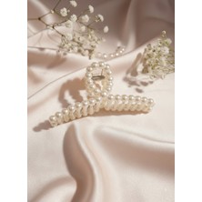 My Vintage Inci Detaylı Kadın Saç Tokası Şık Mandal Toka