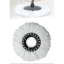 Özgürce Döner Başlıklı Yedek Mop Bezi 5'li Set, Temizlikte Pratik ve Hızlı Kullanım