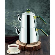 Feyza Design Vera Mega Boy Çaydanlık Takımı, Şık ve Dayanıklı, Pratik Kullanım Sağlar