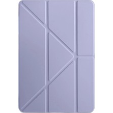 Hayat Store Xiaomi Pad 7 Pro Kılıf Kalemlikli Mars Tablet Kılıfı - Açık Mor
