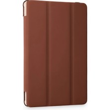 Hayat Store Samsung Galaxy Tab A9 Kılıf Tablet Smart Kılıf - Kahverengi