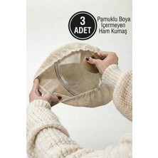 MiniStand Pamuklu Ham Kumaş Pilav Demleme Bonesi Demlematik 3'lü Set