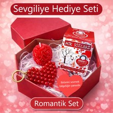E-Hediyeci Kalpli Kutuda Sevgiliye Hediye Seti - Sevgiliye Hediye Kutusu, Sevgiliye Doğum Günü Hediyesi, Kız Arkadaşa Hediye, Kişiye Özel Hediye Seti