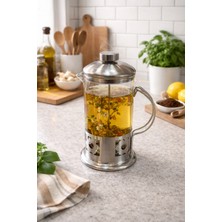 Feyza Design Çelik Çay ve Kahve Demleme Presi 600ML, Pratik ve Şık Tasarım