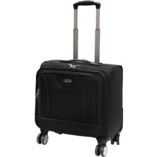 Adalinhome Çekçekli Pilot Çanta Siyah Siyah