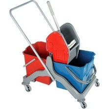 Özgürce Pratik ve Hafif Çift Kovalı Temizlik Arabası, Kolay Kullanım