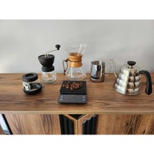 Feyza Design Şık 800 ml Cam Kahve Demleme Seti, Pratik ve Estetik Tasarım