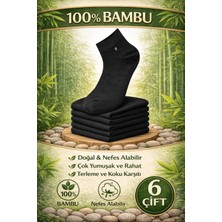 Yotitex Doğal %100 Bambu Unisex 6'lı Paket Çorap