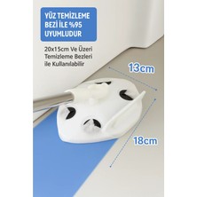 Özgürce Pratik Çekçekli Mop, Islak Mendil Uyumlu, Zemin, Banyo ve Cam Temizliği