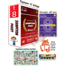 Tonguç Akademi 8. Sınıf Şampiyon Paketi Seti 2026 Tüm Dersler Paragrafon