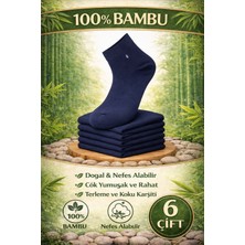 Yotitex Doğal %100 Bambu Unisex 6'lı Paket Çorap